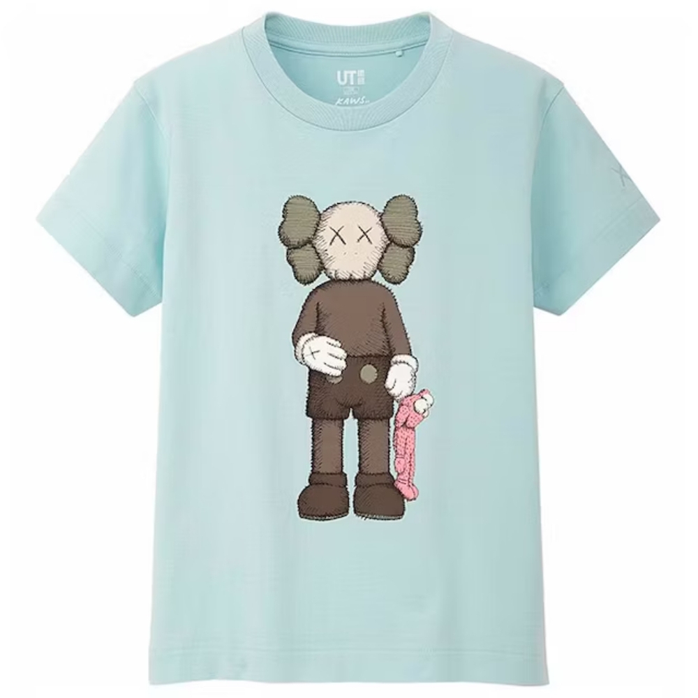KAWS x Uniqlo Companion Tee (Kids) Light Blue - 13